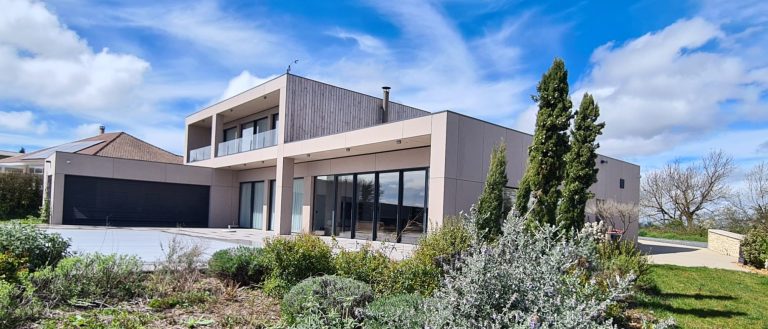 Maison ossature bois à Reilhaguet dans le Lot (46350) Maison ossature bois à Reilhaguet dans le Lot (46350)