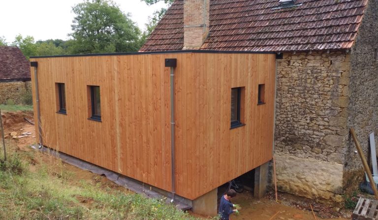 Maison ossature bois à Reilhaguet dans le Lot (46350) Maison ossature bois à Reilhaguet dans le Lot (46350)