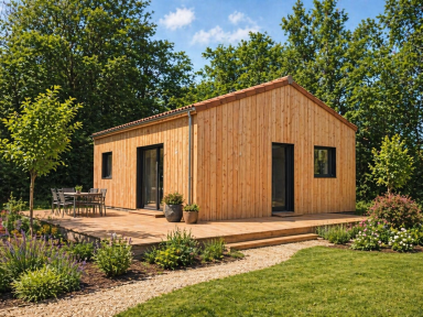 Une maison secondaire de 50 m² réalisé par Lo-Cal House en Dordogne