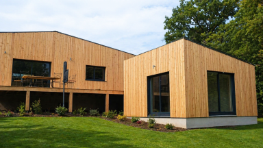 Maison contemporaine en ossature bois en Dordogne