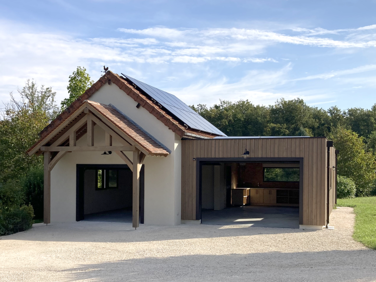 Maison ossature bois à Reilhaguet dans le Lot (46350) Maison ossature bois à Reilhaguet dans le Lot (46350)